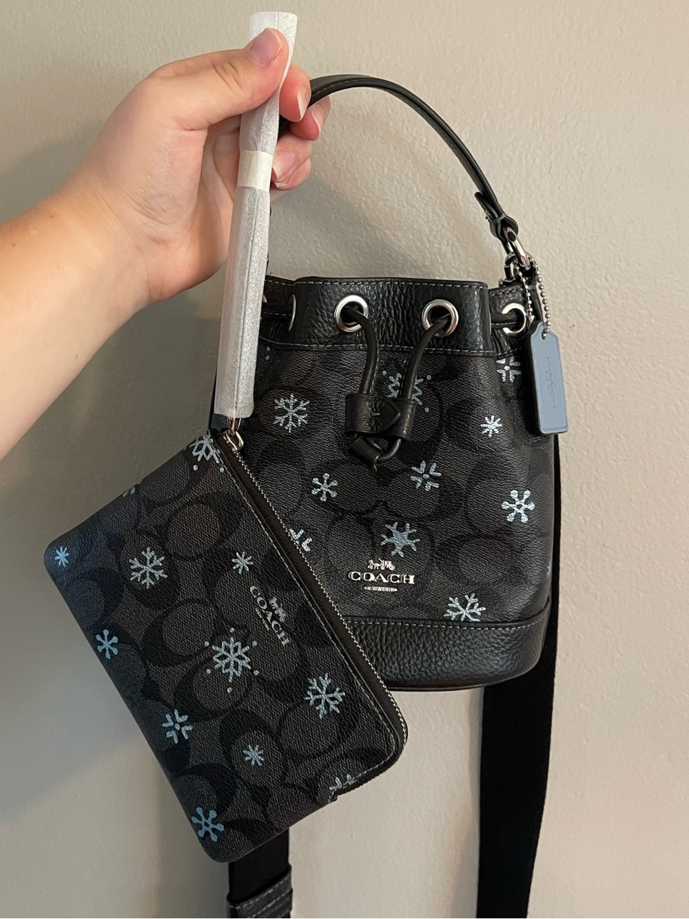 Coach purse, and wristlet set